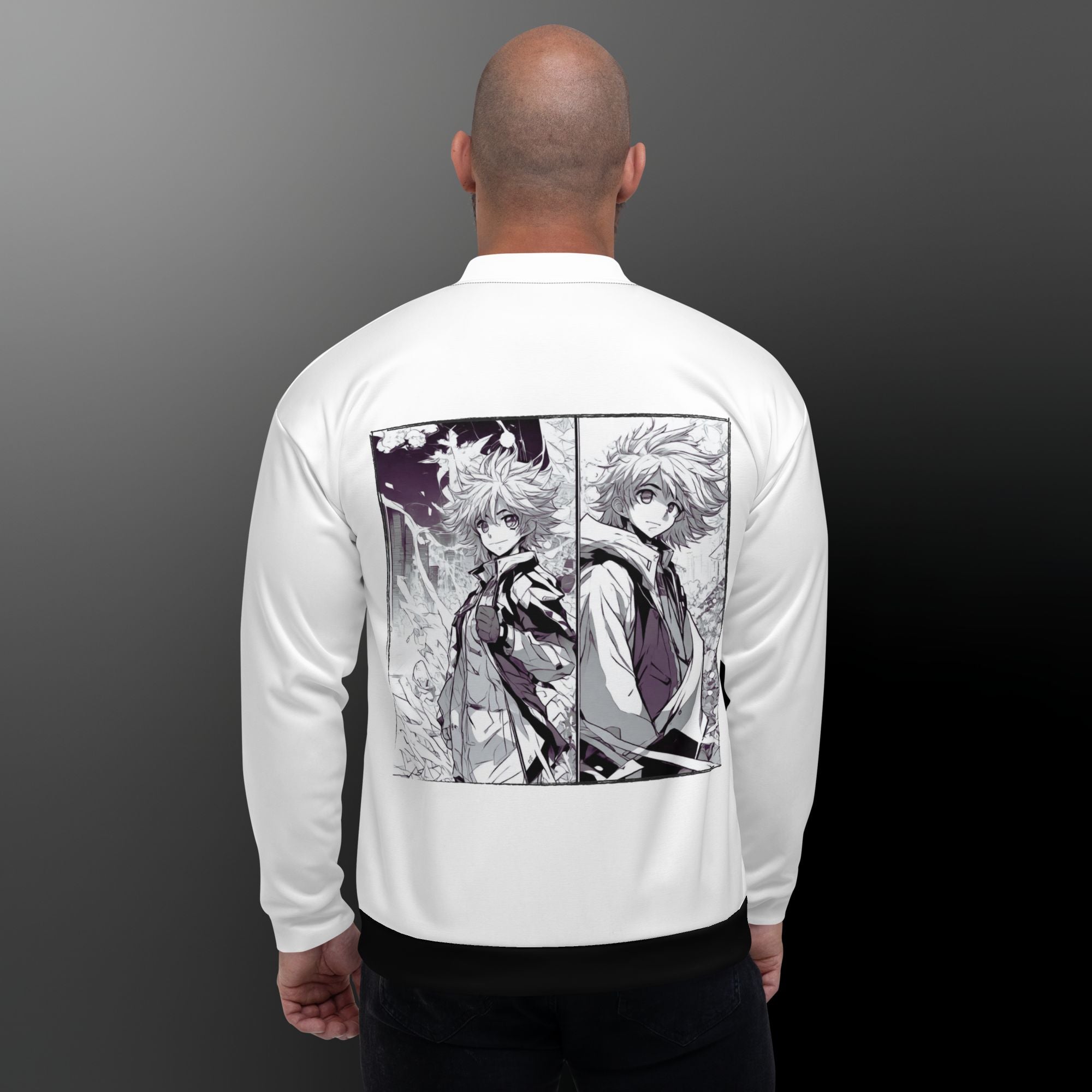 Unisex Manga Bomber Jacket