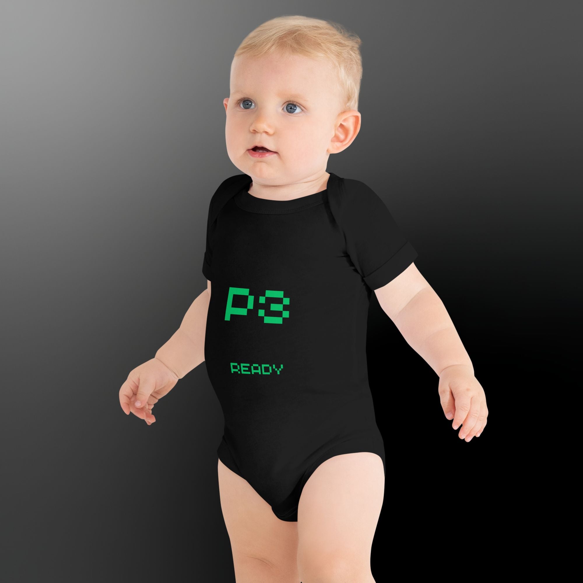 Baby Player 3 Ready Short Sleeve One Piece