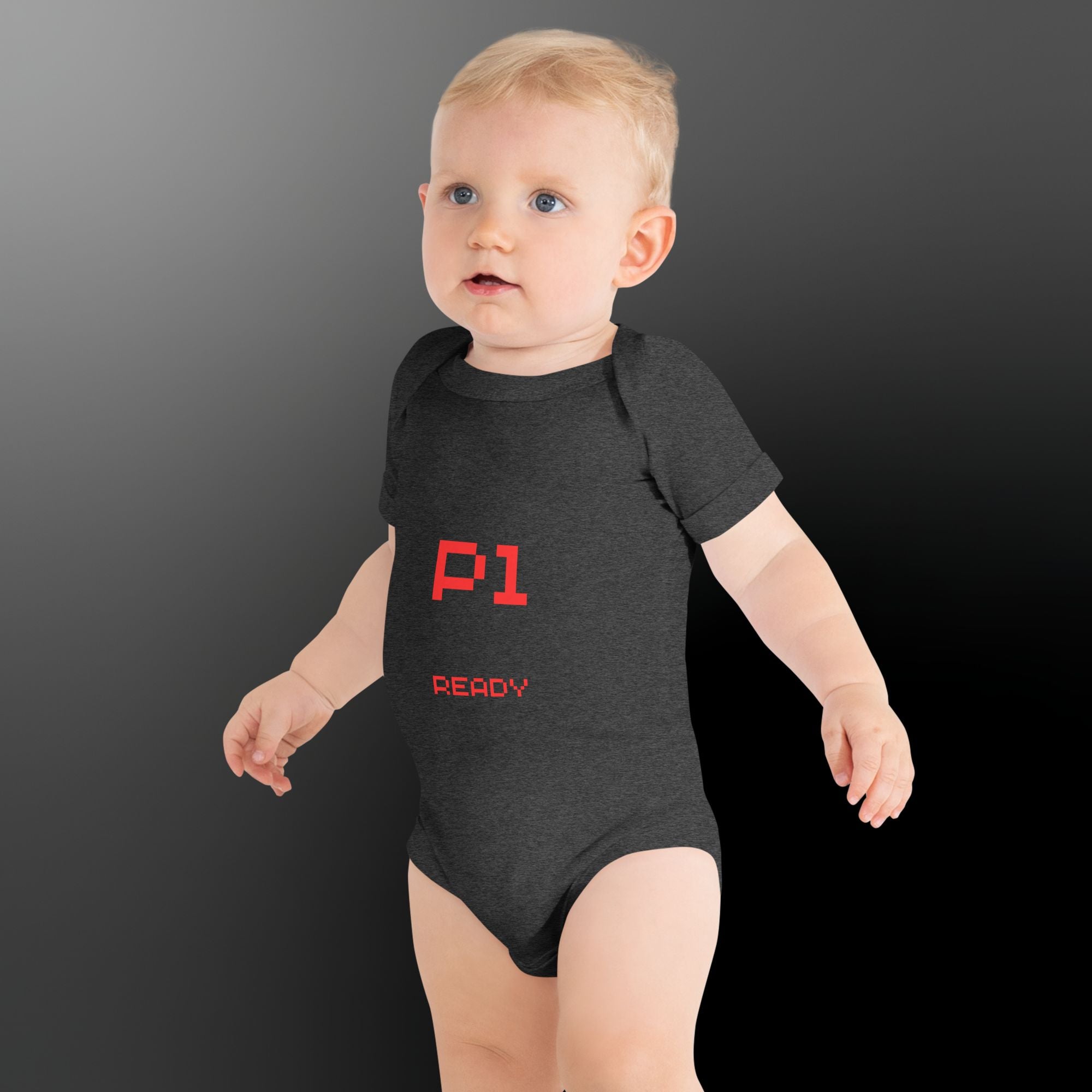 Baby Player 1 Ready Short Sleeve One Piece