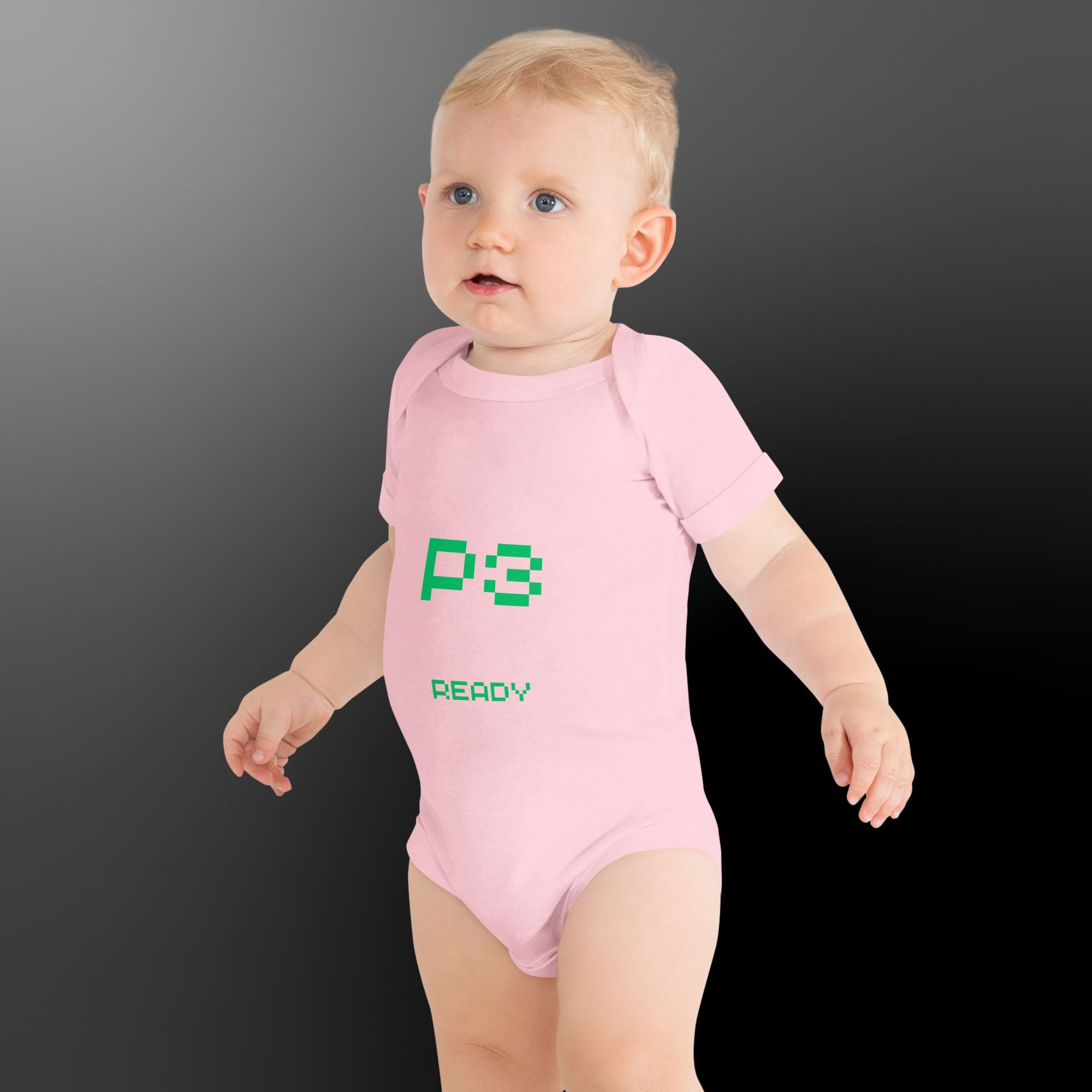 Baby Player 3 Ready Short Sleeve One Piece