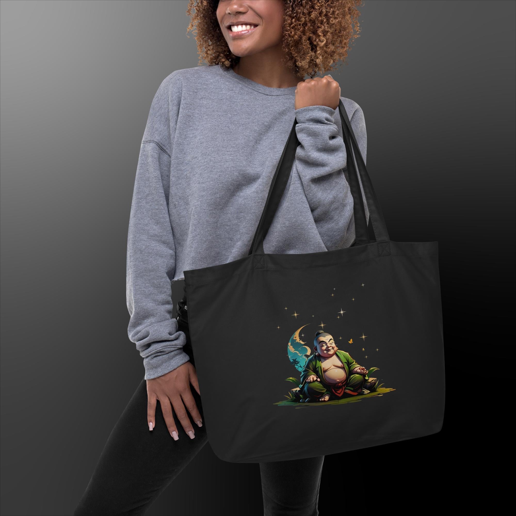 Large Buddha Tote Bag