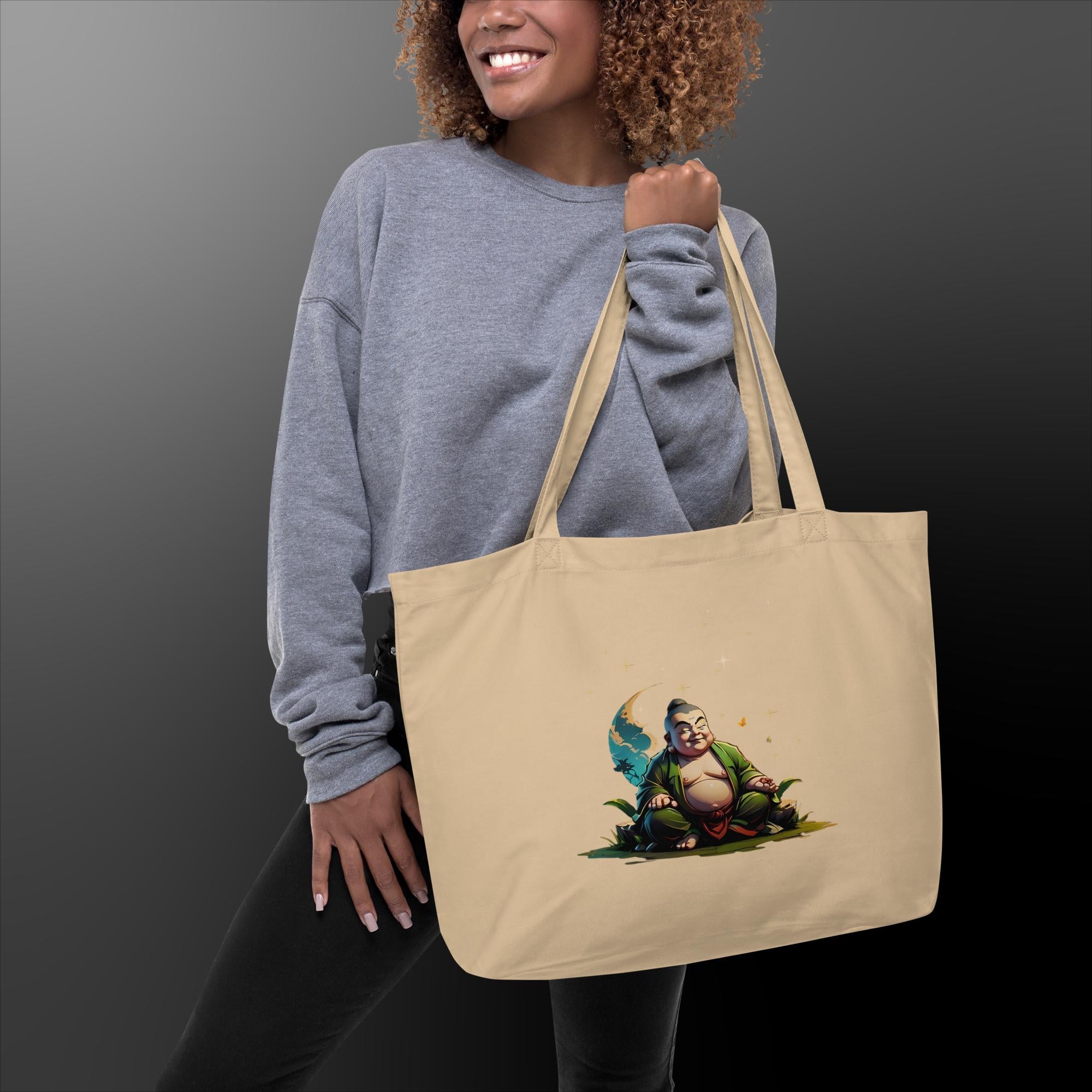 Large Buddha Tote Bag