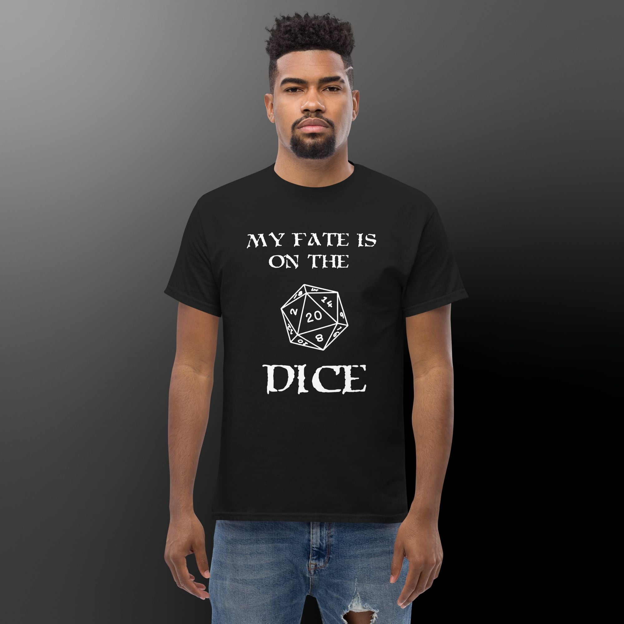 Men Fate On The Dice Classic T-Shirt