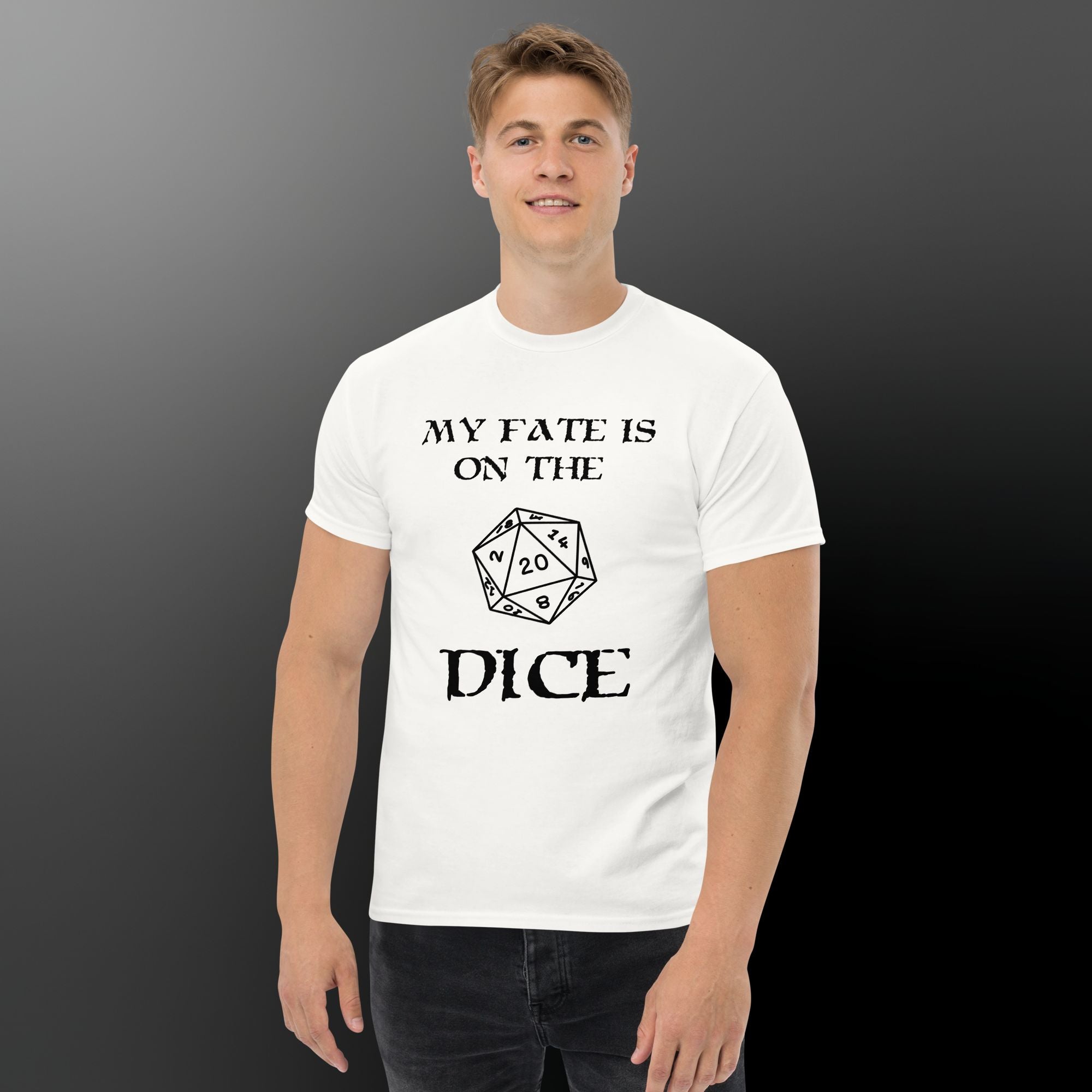 Men Fate On The Dice Classic T-Shirt