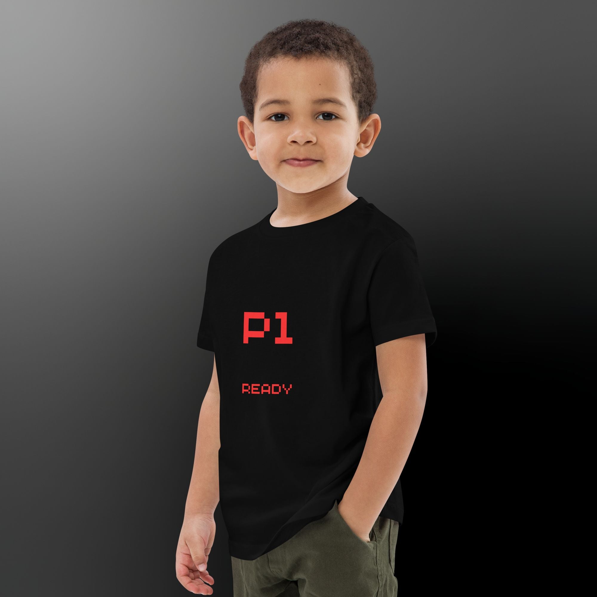 Kids Player 1 Ready Organic Cotton T-Shirt