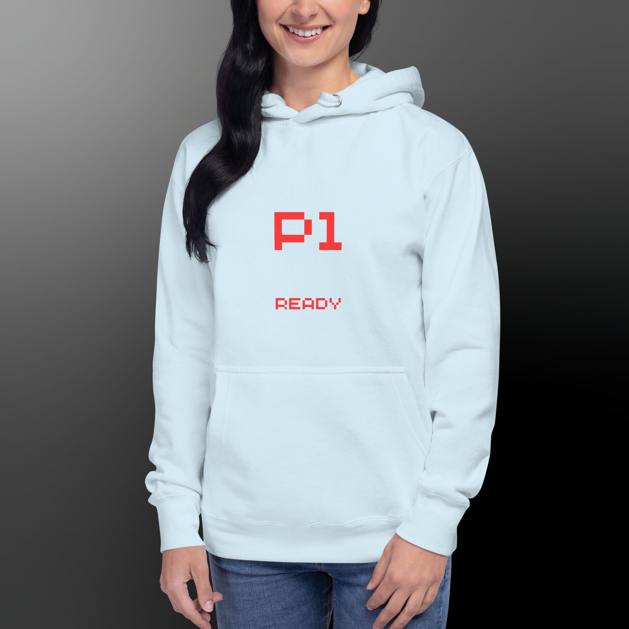 Unisex Player 1 Ready Premium Cotton Hoodie